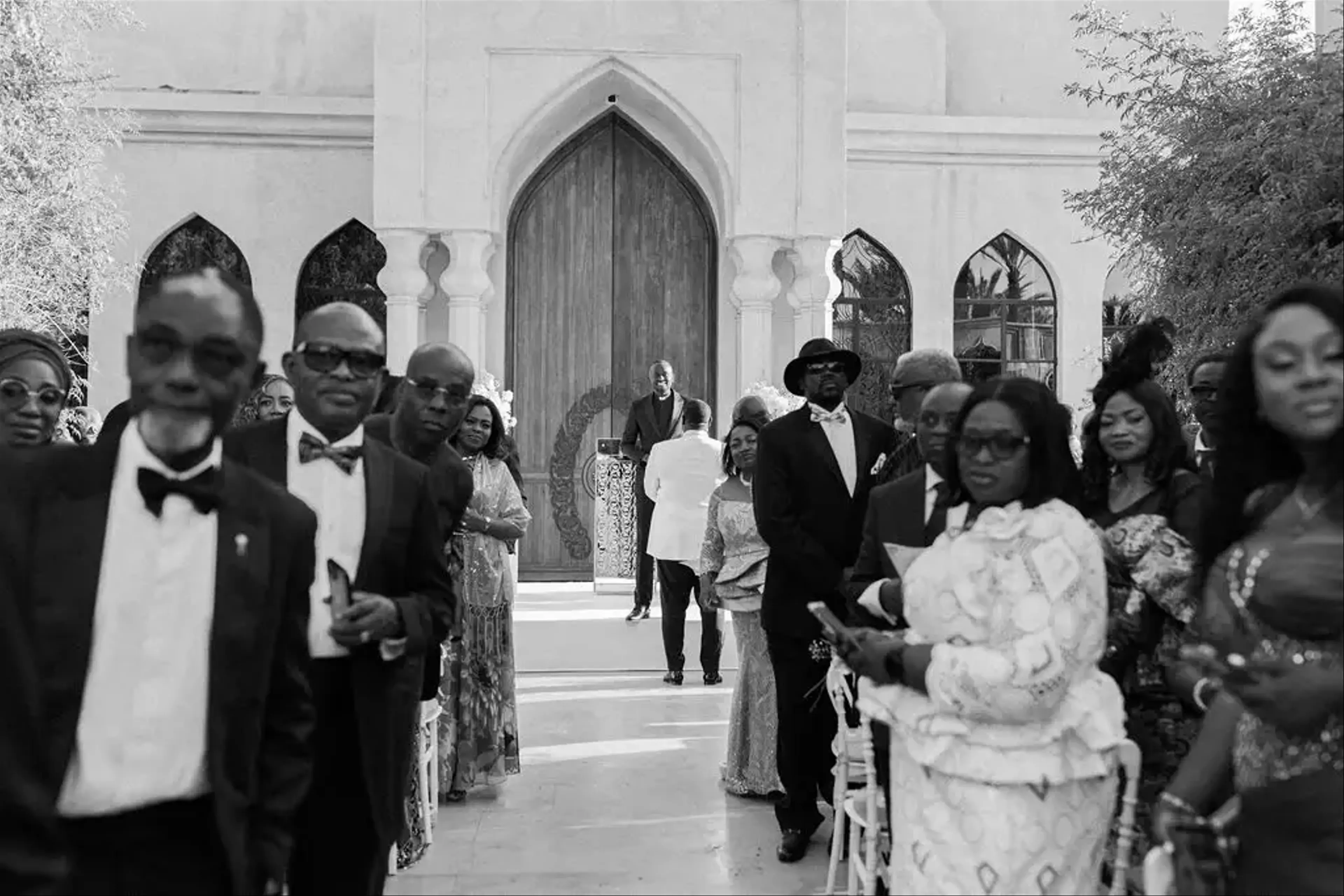 Wedding guests Marrakech wedding