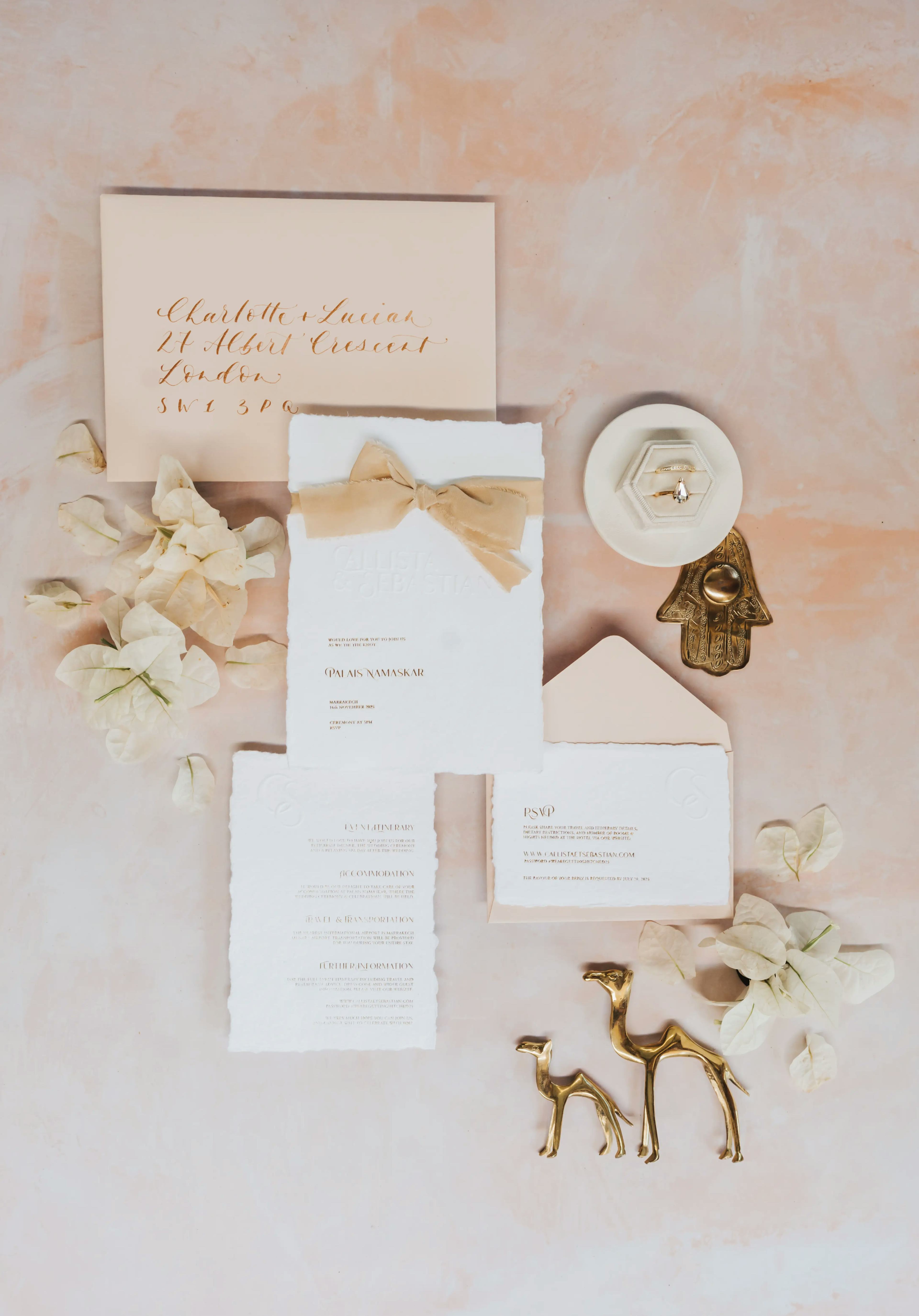 Palais Namaskar -  Marrakech -  Wedding stationery