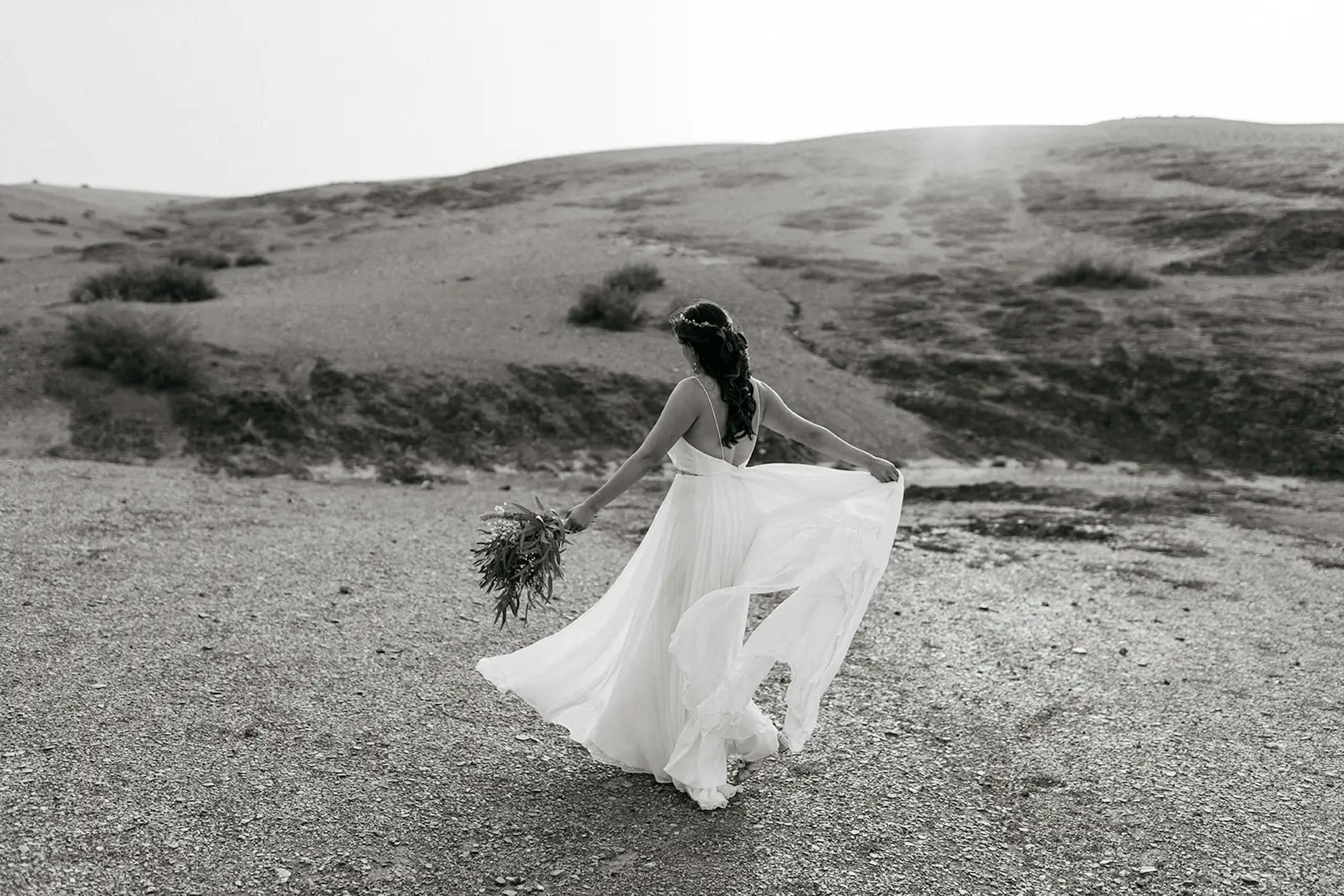 Elegant bride in Morocco