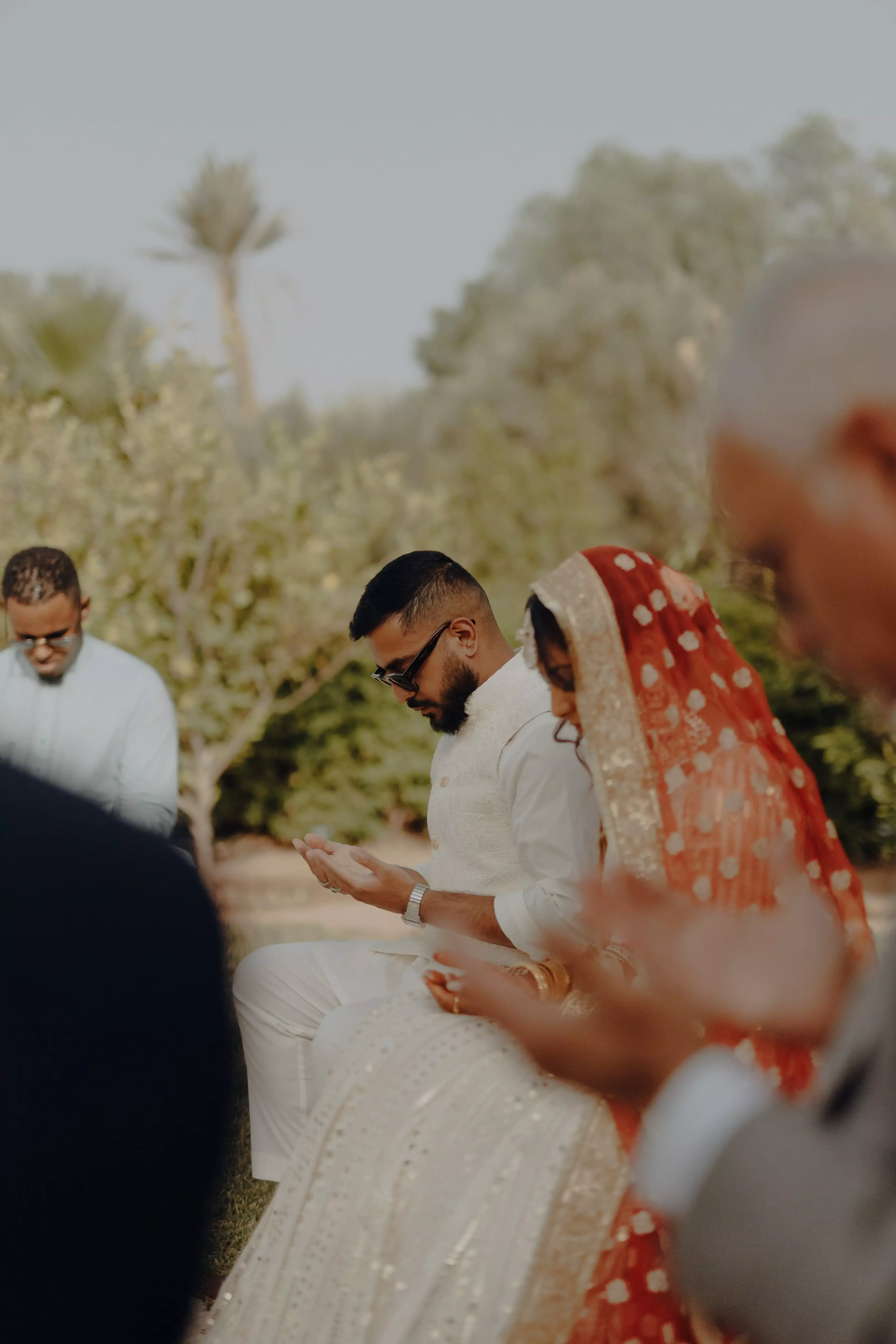 Couple during ceremony 