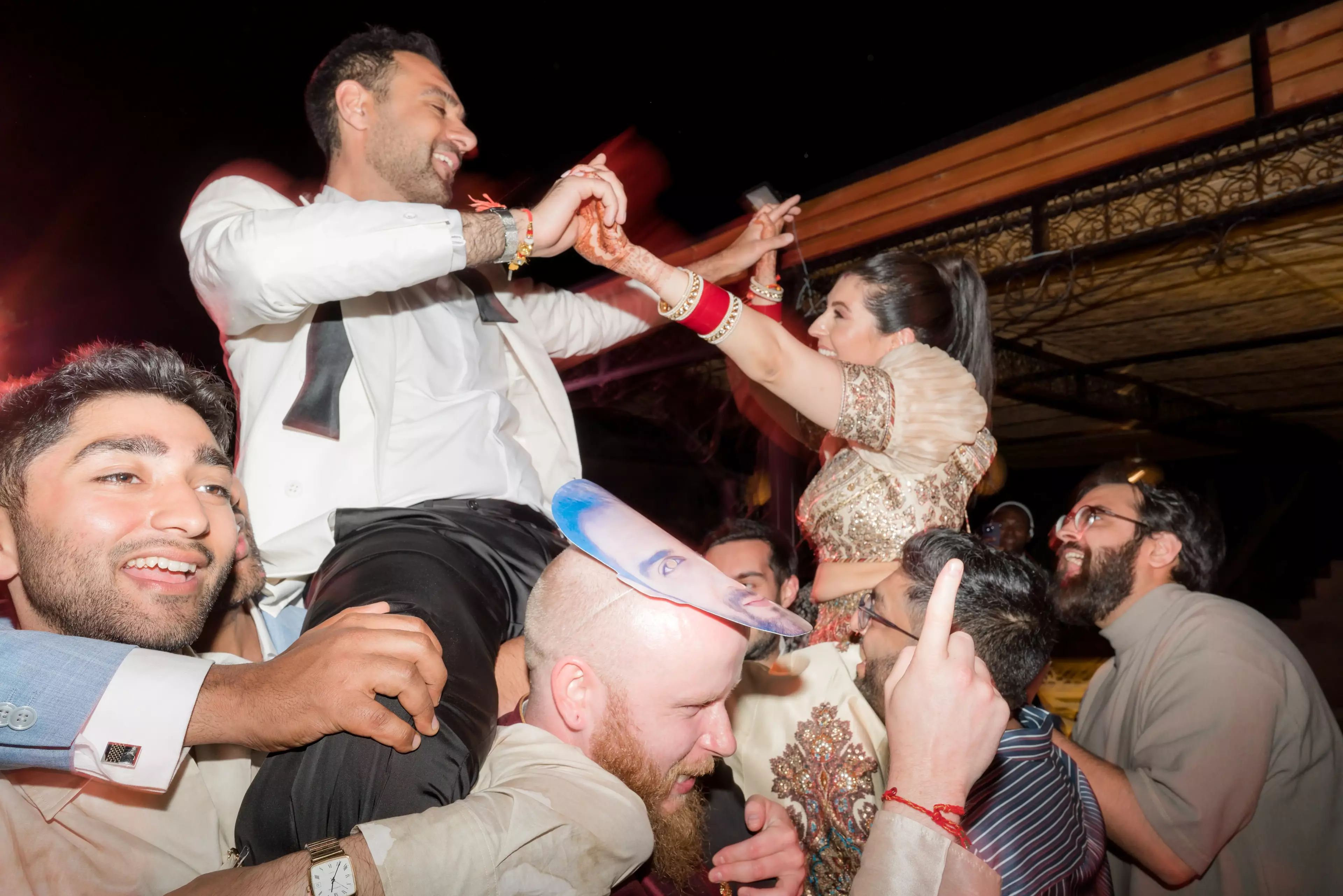 Indian wedding party Marrakech