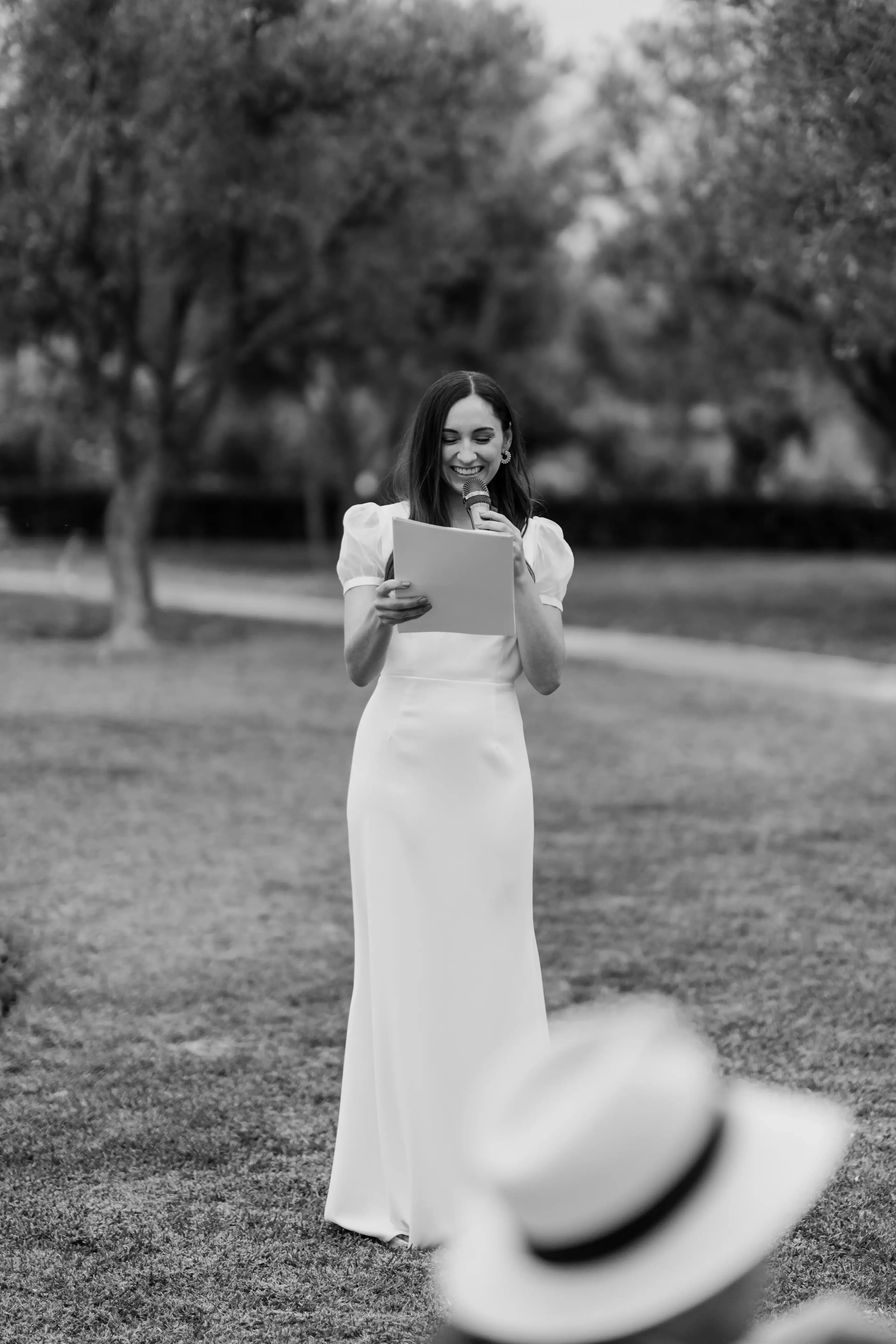 Speech of the bride during dinner 