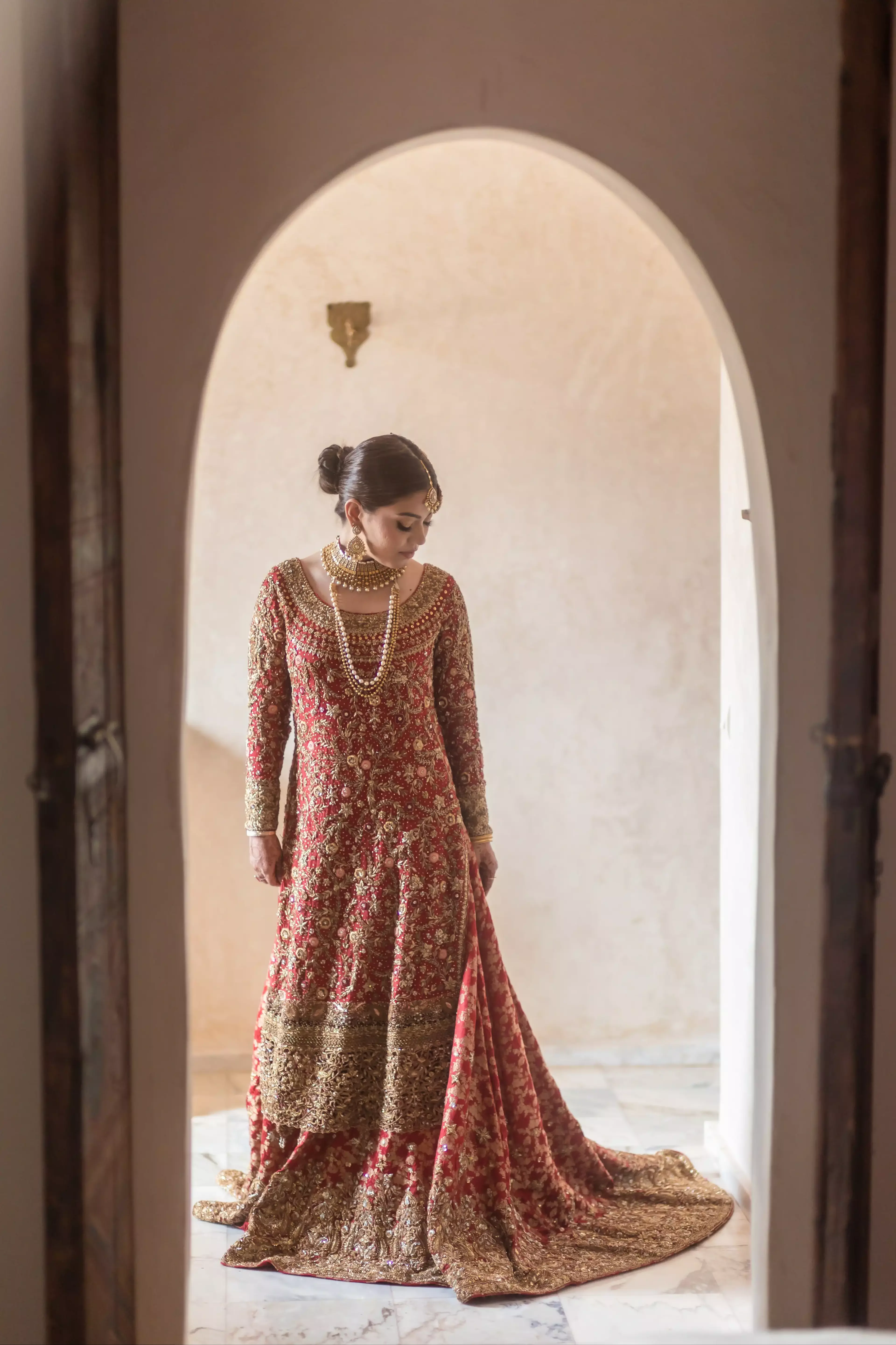 Bride in Moroccan venue 