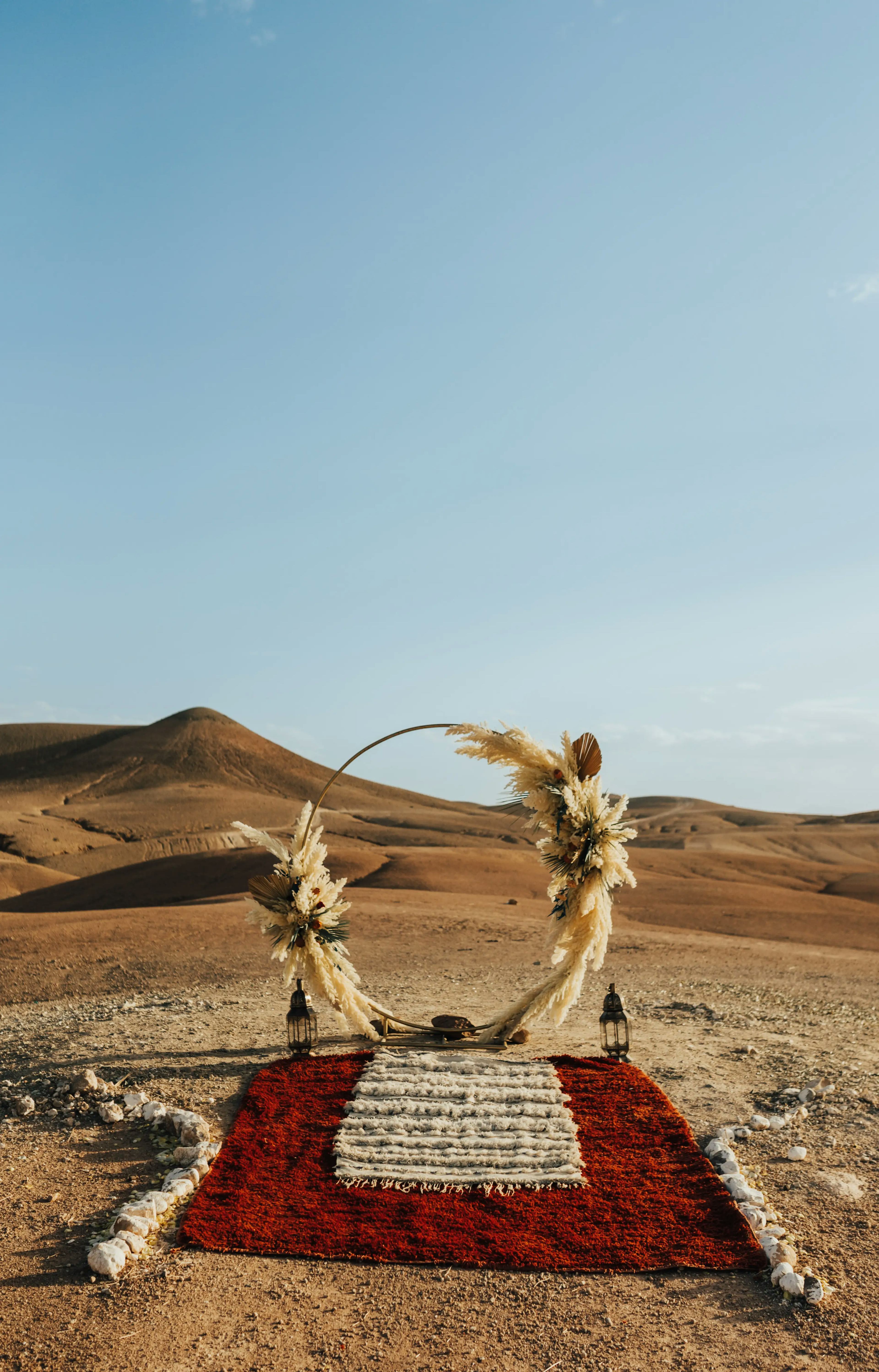 Wedding ceremony Marrakech Desert