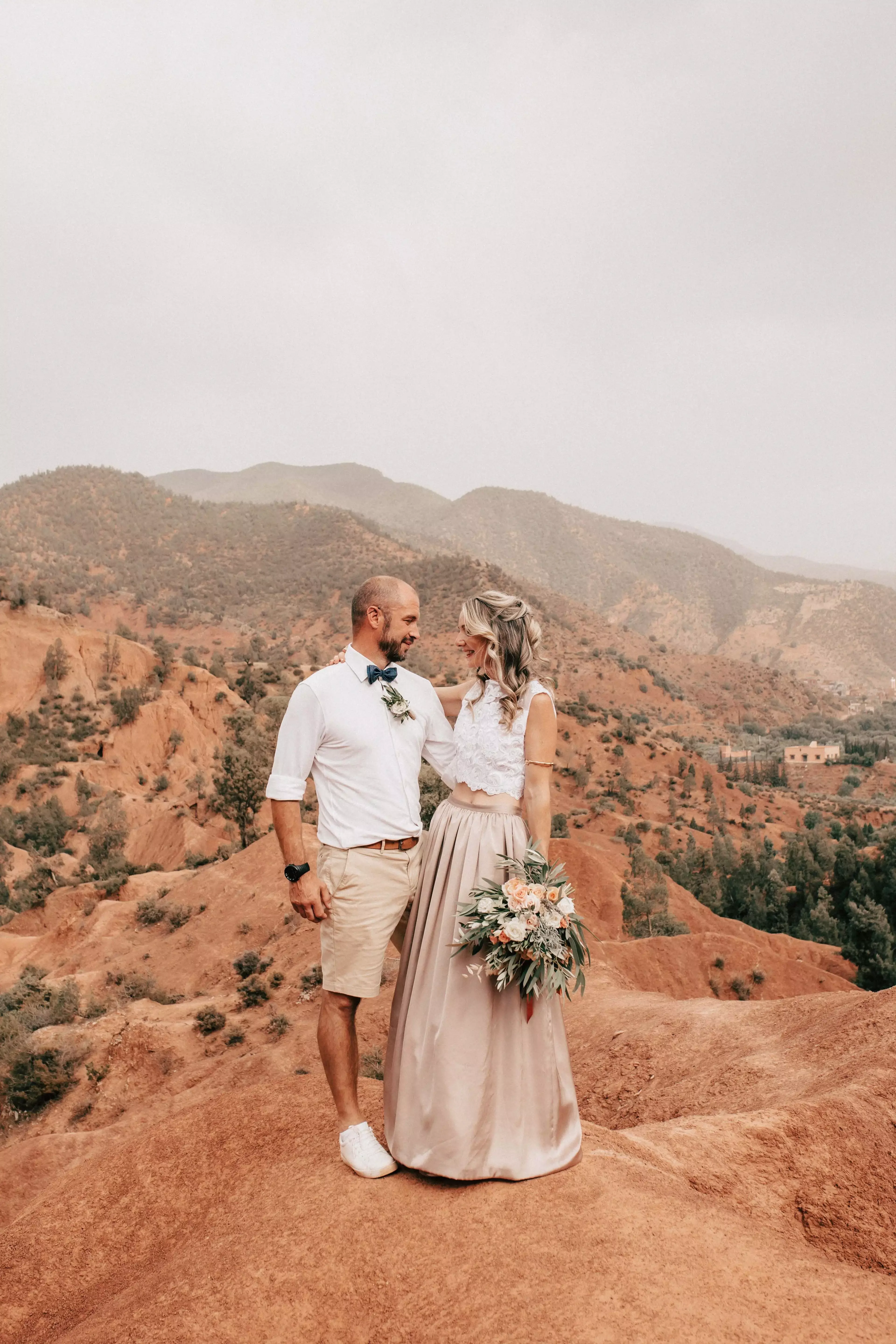 Marrakech Intimate Mountainside Wedding in Kasbah bab Ourika