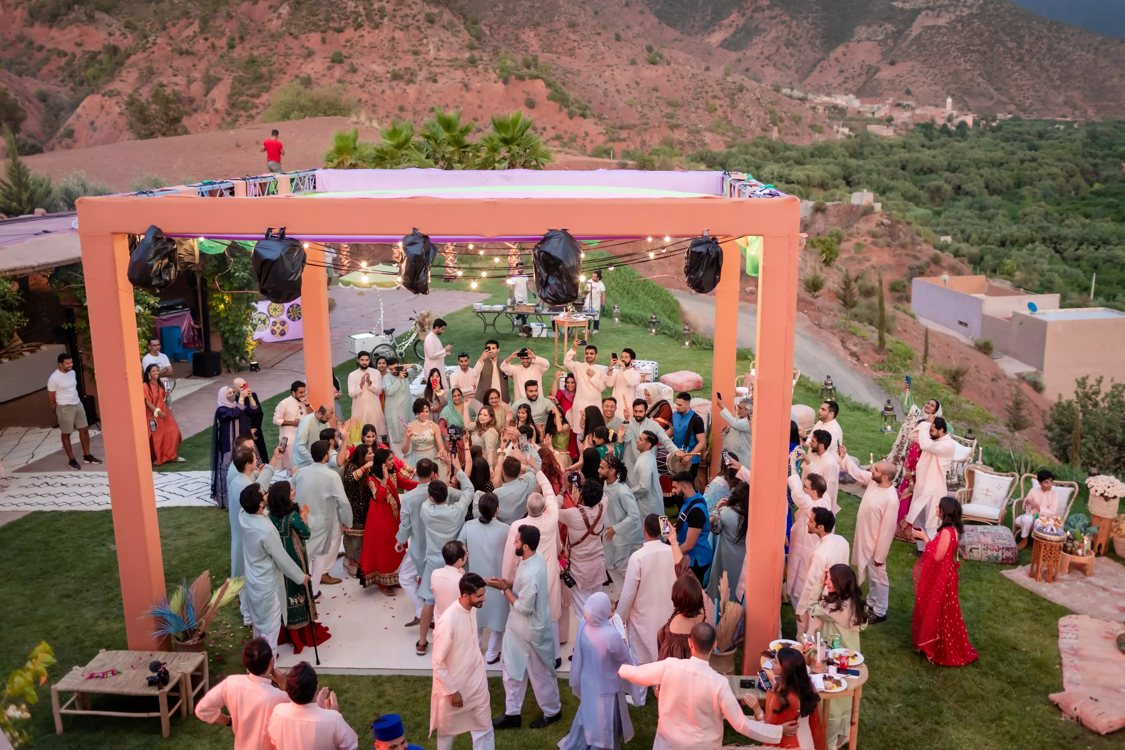 wedding party marrakech