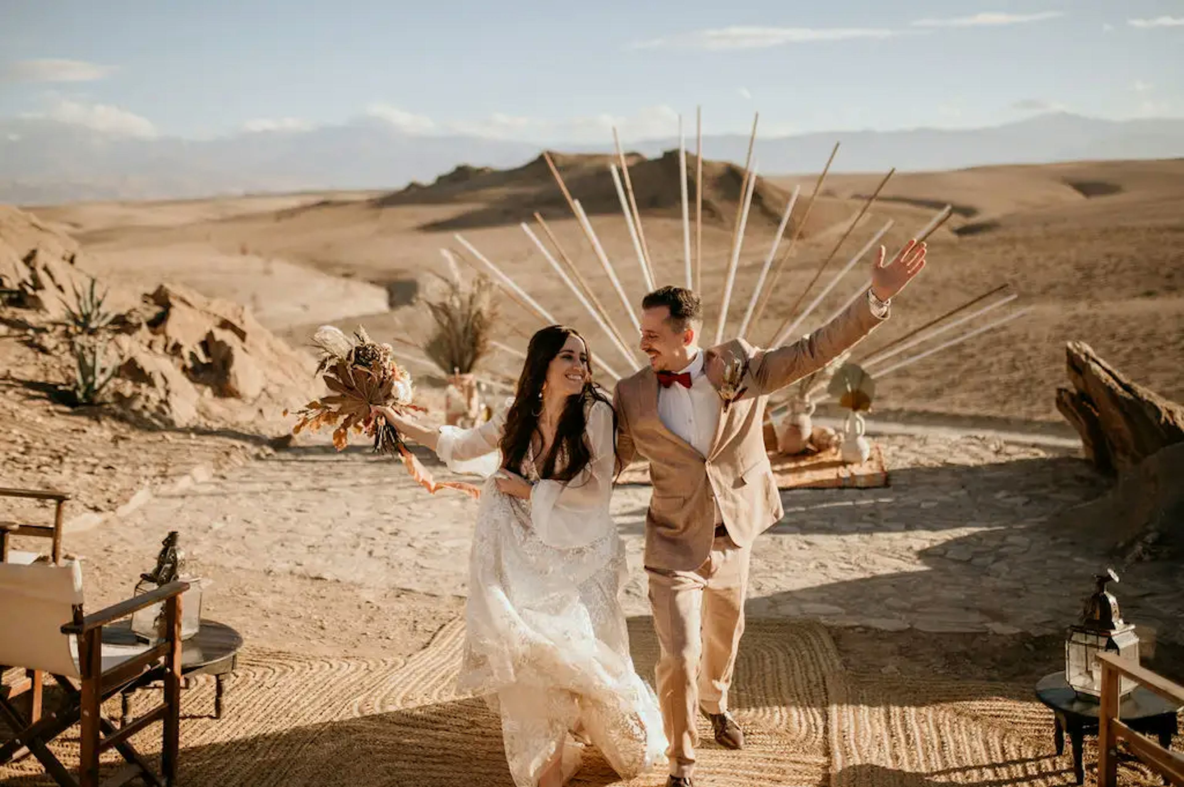 Desert wedding decor ideas