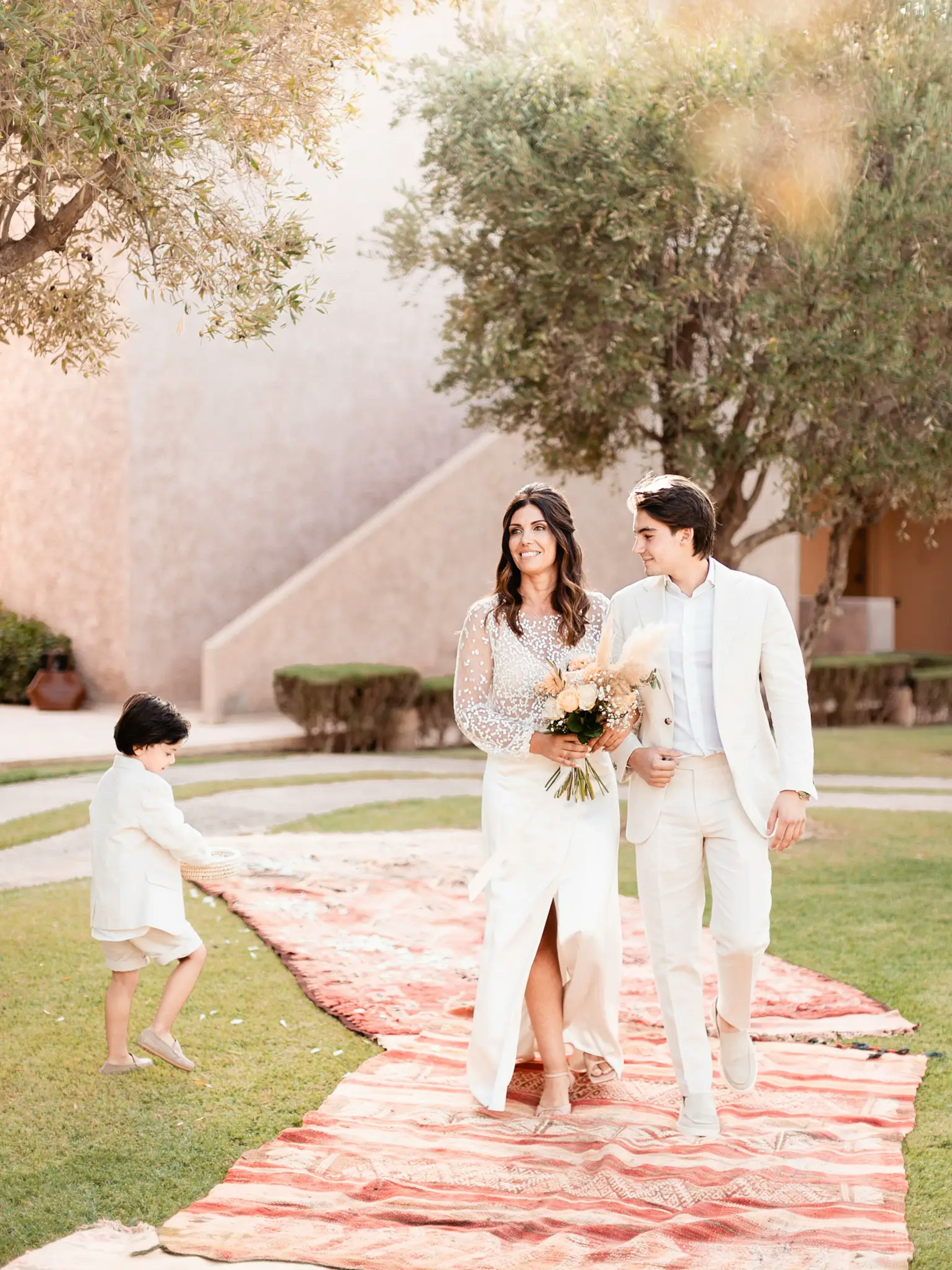 Luxury wedding ceremony Morocco