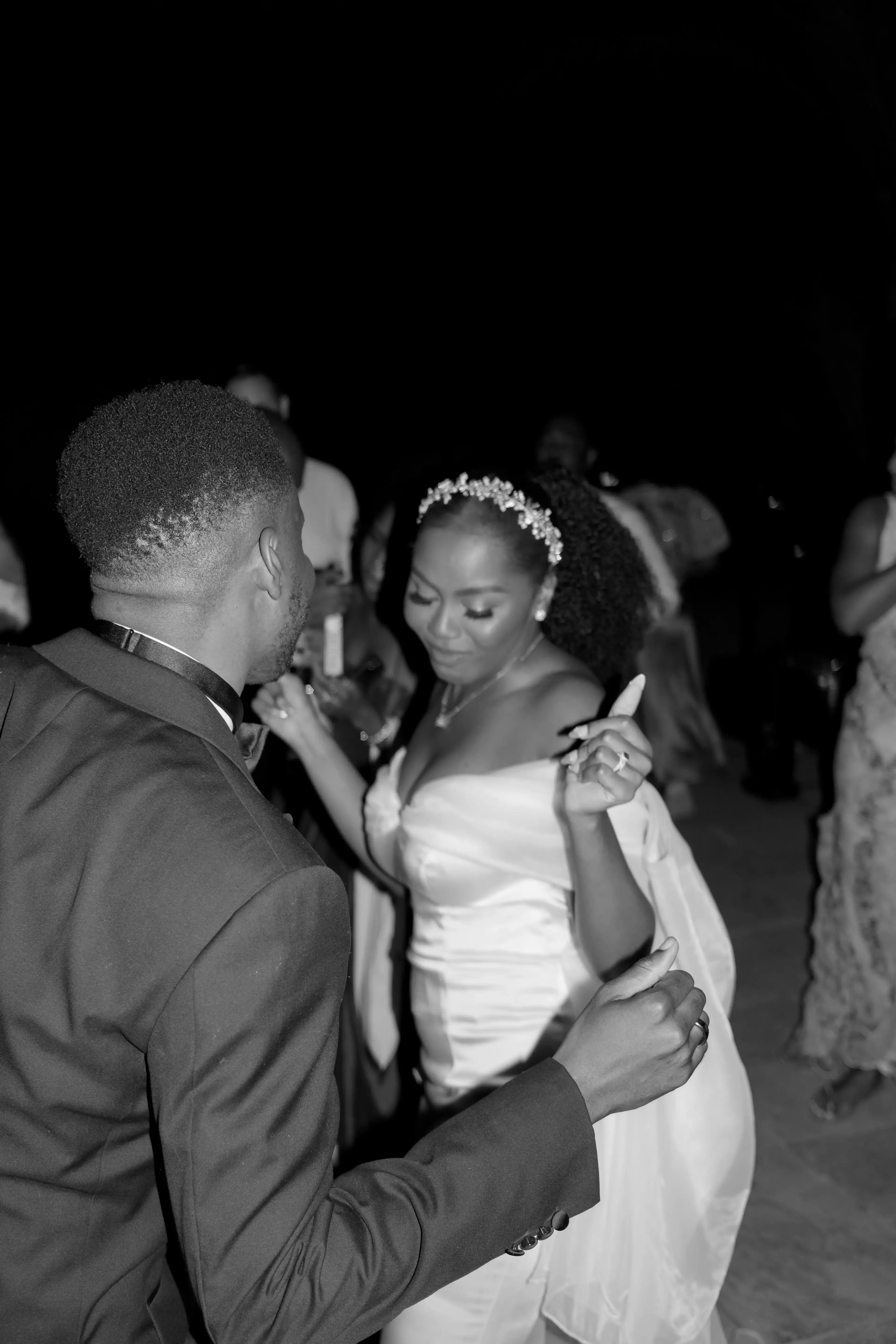 The spouses on the dance floor 