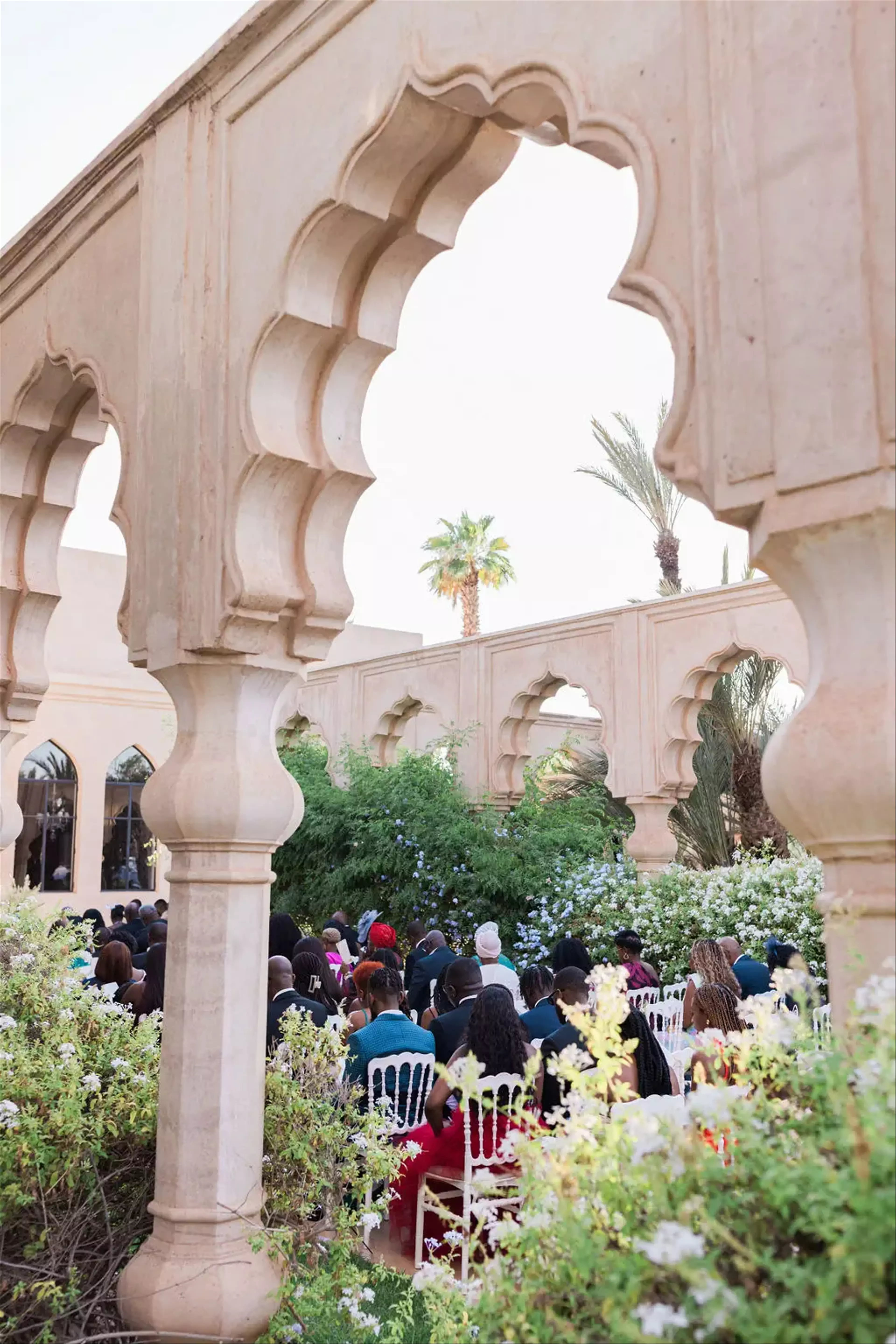 Moroccan architecture wedding venue