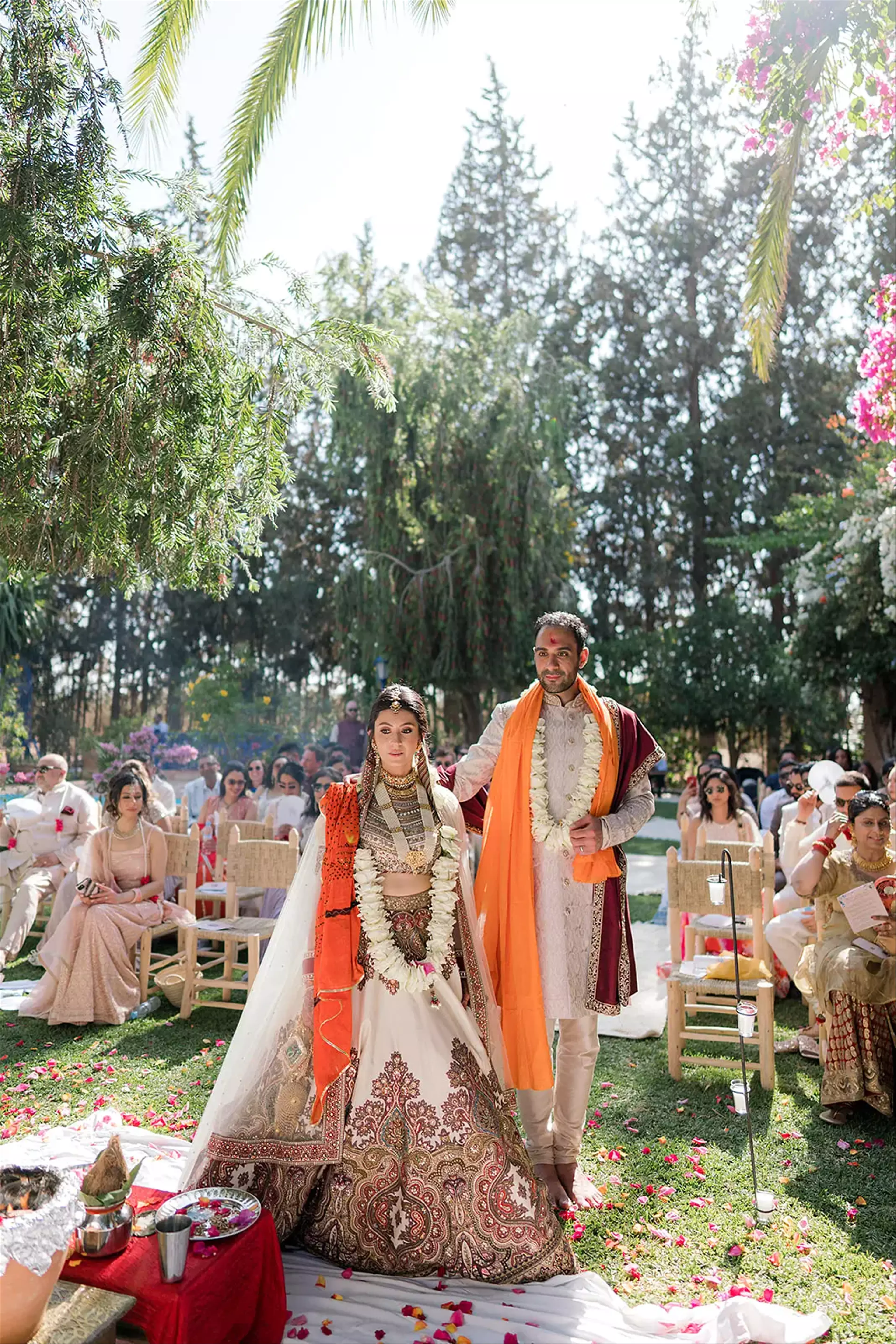 Indian wedding ceremony Marrakech