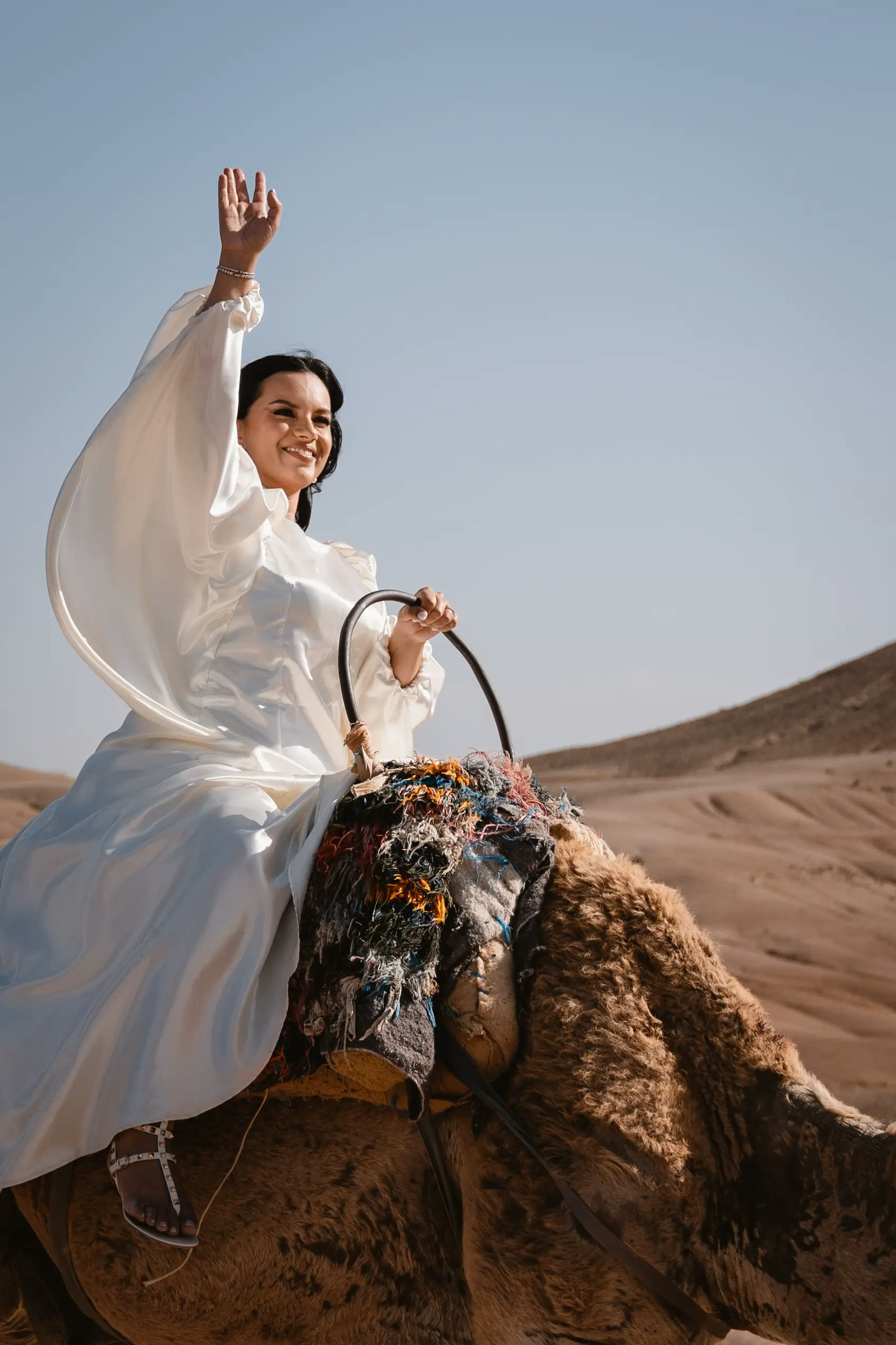 bride on a camel