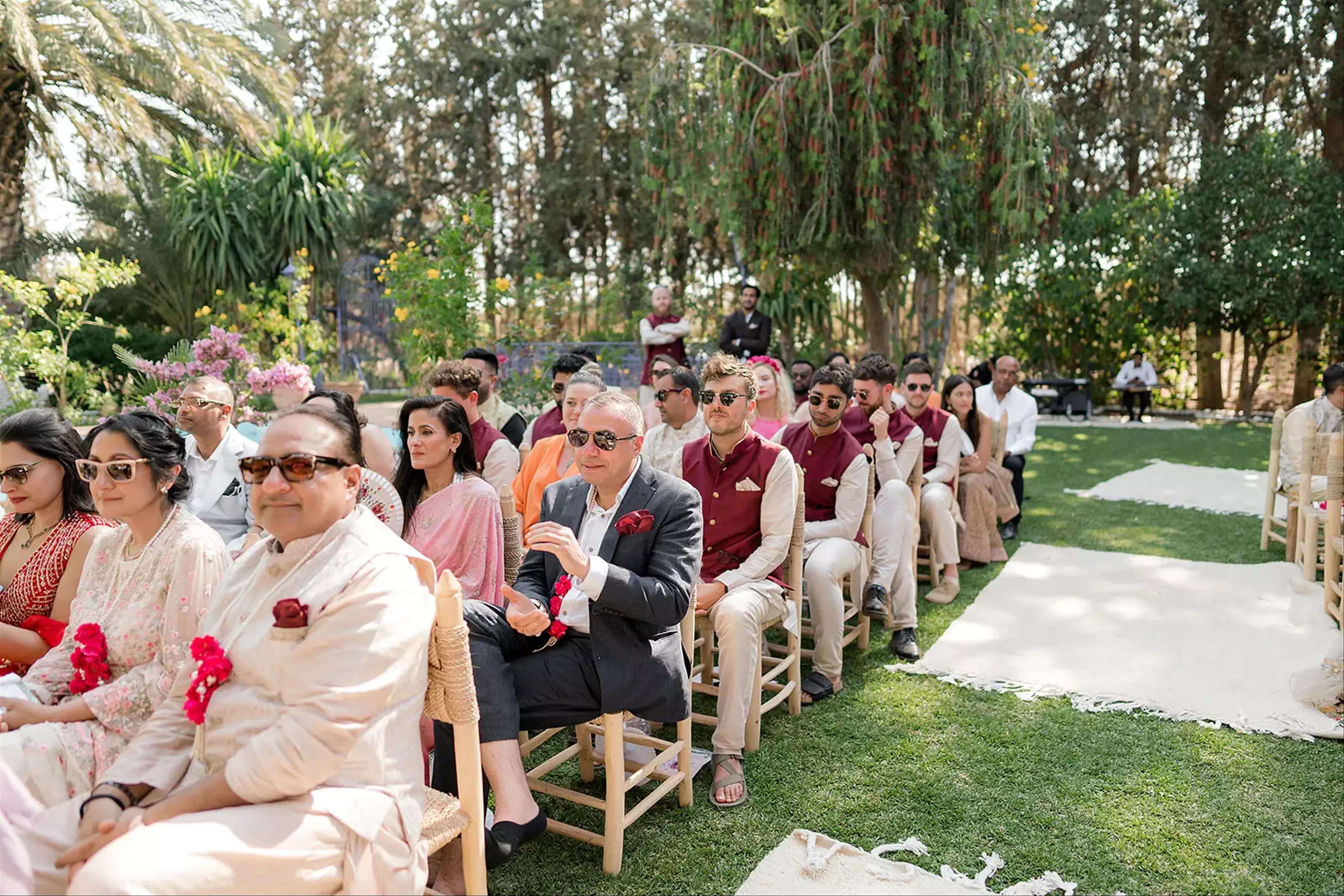 Outdoor Morocco wedding